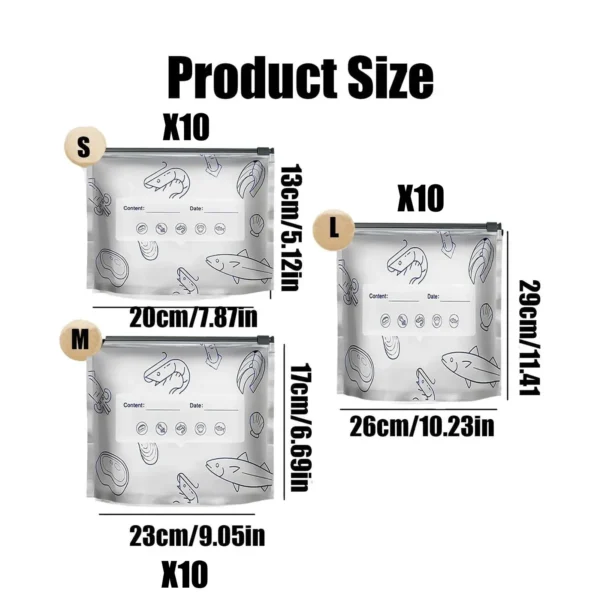 S8f1b83803e4749e5a2397e0014d54523m.webp Reusable Aluminum Foil Food Storage Bags – 30-Pack